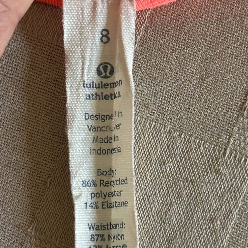 Lululemon Hotty Hot Short in Orange